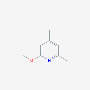 2-Methoxy-4,6-dimethylpyridine chemical structure (CAS 45798-56-9)