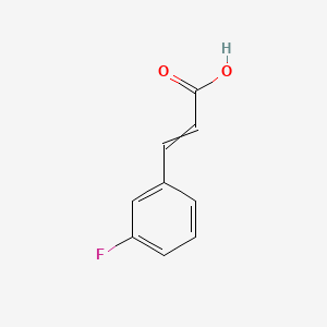 3-Fluorocinnamic Acid chemical structure (CAS 458-46-8)