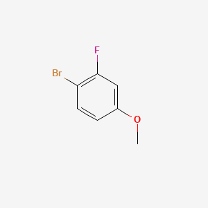 4-Bromo-3-fluoroanisole chemical structure (CAS 458-50-4)