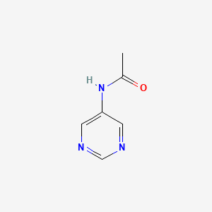 N-(Pyrimidin-5-yl)acetamide chemical structure (CAS 45810-14-8)