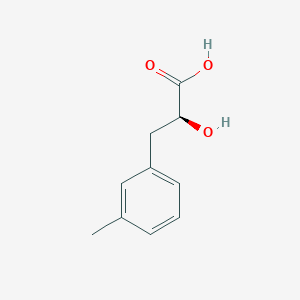 (S)-2-Hydroxy-3-(m-tolyl)propanoic acid chemical structure (CAS 458528-71-7)