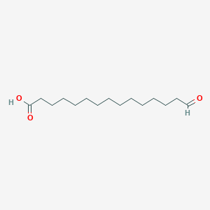 15-Oxopentadecanoic acid chemical structure (CAS 4587-29-5)