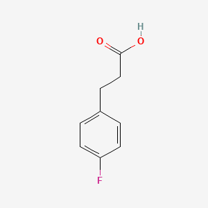 3-(4-Fluorophenyl)propanoic acid chemical structure (CAS 459-31-4)