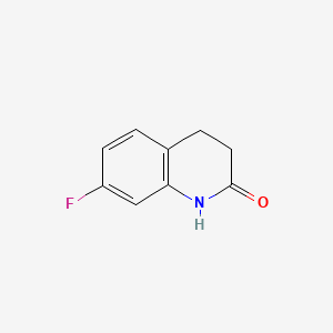 7-Fluoro-3,4-dihydroquinolin-2(1H)-one chemical structure (CAS 4590-52-7)