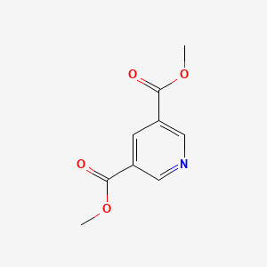 Dimethyl pyridine-3,5-dicarboxylate chemical structure (CAS 4591-55-3)