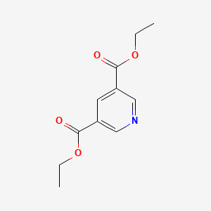 Diethyl pyridine-3,5-dicarboxylate chemical structure (CAS 4591-56-4)