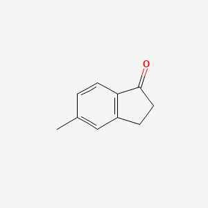 5-Methyl-1-indanone chemical structure (CAS 4593-38-8)