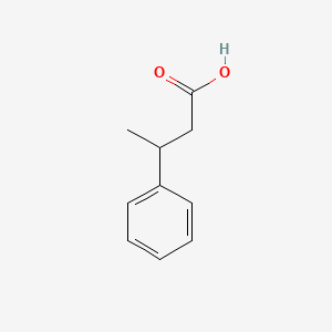 3-Phenylbutanoic acid chemical structure (CAS 4593-90-2)