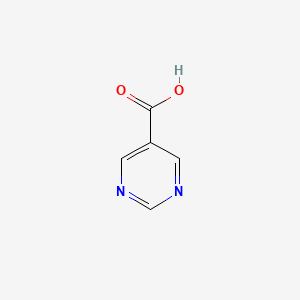Pyrimidine-5-carboxylic acid chemical structure (CAS 4595-61-3)