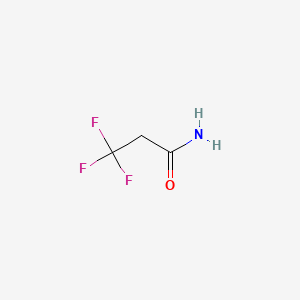 3,3,3-Trifluoropropanamide chemical structure (CAS 460-75-3)