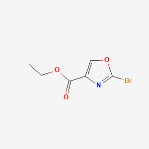 Ethyl 2-bromooxazole-4-carboxylate chemical structure (CAS 460081-20-3)