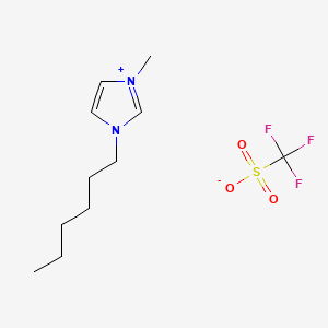1-Hexyl-3-methylimidazolium Trifluoromethanesulfonate chemical structure (CAS 460345-16-8)