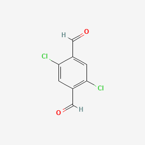 1,4-Benzenedicarboxaldehyde, 2,5-dichloro- chemical structure (CAS 46052-84-0)