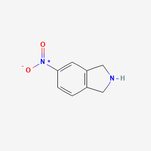 5-Nitroisoindoline chemical structure (CAS 46053-72-9)