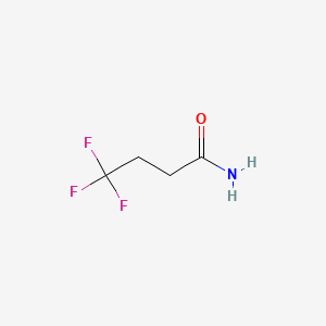 4,4,4-Trifluorobutanamide chemical structure (CAS 461-34-7)