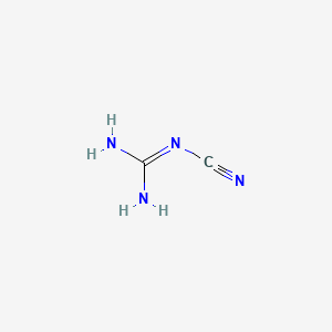 N-Cyanoguanidine chemical structure (CAS 461-58-5)