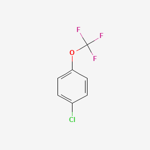 1-Chloro-4-(trifluoromethoxy)benzene chemical structure (CAS 461-81-4)