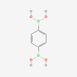 1,4-Phenylenediboronic acid chemical structure (CAS 4612-26-4)