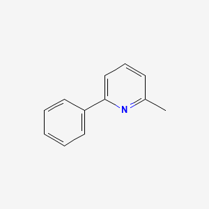 2-Methyl-6-phenylpyridine chemical structure (CAS 46181-30-0)