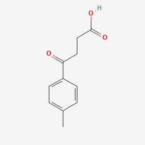 4-Oxo-4-(p-tolyl)butanoic acid chemical structure (CAS 4619-20-9)