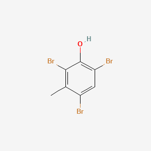 2,4,6-Tribromo-3-methylphenol chemical structure (CAS 4619-74-3)
