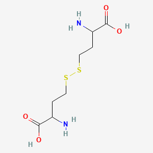 4,4'-Disulfanediylbis(2-aminobutanoic acid) chemical structure (CAS 462-10-2)