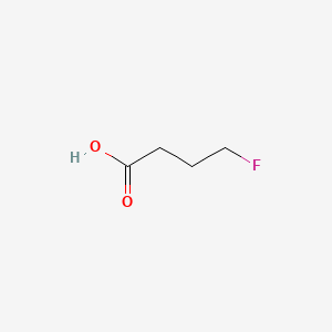 4-Fluorobutanoic acid chemical structure (CAS 462-23-7)