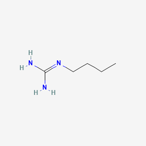 1-Butylguanidine chemical structure (CAS 462-69-1)