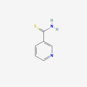 Pyridine-3-carbothioamide chemical structure (CAS 4621-66-3)