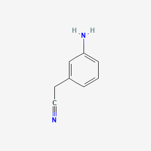 2-(3-Aminophenyl)acetonitrile chemical structure (CAS 4623-24-9)