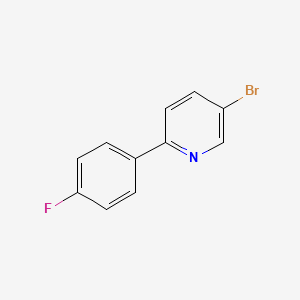 5-Bromo-2-(4-fluorophenyl)pyridine chemical structure (CAS 463336-07-4)