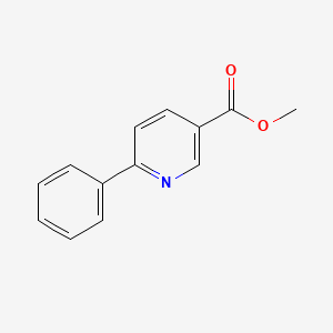 Methyl 6-phenylnicotinate chemical structure (CAS 4634-13-3)