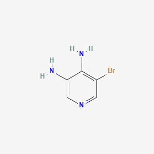 5-Bromopyridine-3,4-diamine chemical structure (CAS 4635-08-9)