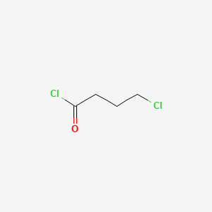 4-Chlorobutyryl chloride chemical structure (CAS 4635-59-0)