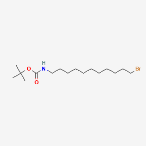 tert-Butyl (11-bromoundecyl)carbamate chemical structure (CAS 463930-53-2)