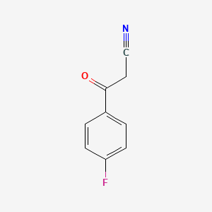 3-(4-Fluorophenyl)-3-oxopropanenitrile chemical structure (CAS 4640-67-9)