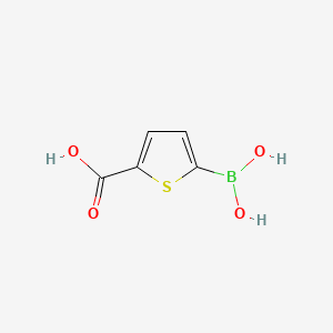2-Carboxythiophene-5-boronic acid chemical structure (CAS 465515-31-5)