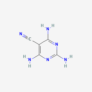 2,4,6-Triaminopyrimidine-5-carbonitrile chemical structure (CAS 465531-97-9)