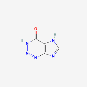3H-Imidazo[4,5-d][1,2,3]triazin-4(7H)-one chemical structure (CAS 4656-86-4)