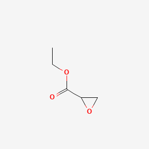 Ethyl oxirane-2-carboxylate chemical structure (CAS 4660-80-4)