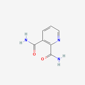 Pyridine-2,3-dicarboxamide chemical structure (CAS 4663-94-9)