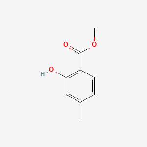 Methyl 2-hydroxy-4-methylbenzoate chemical structure (CAS 4670-56-8)