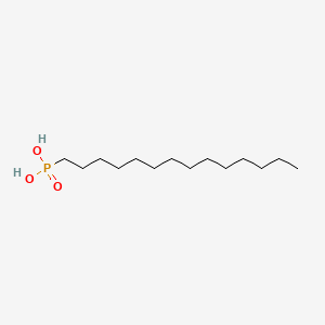 N-tetradecylphosphonicacid chemical structure (CAS 4671-75-4)
