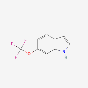 6-(Trifluoromethoxy)-1H-indole chemical structure (CAS 467451-91-8)