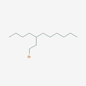 5-(2-Bromoethyl)undecane chemical structure (CAS 467459-21-8)
