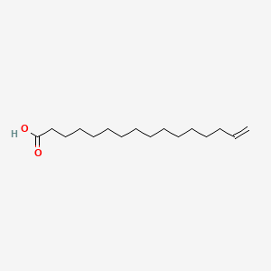 Hexadec-15-enoic acid chemical structure (CAS 4675-57-4)