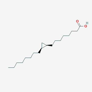 rel-8-((1R,2S)-2-Octylcyclopropyl)octanoic acid chemical structure (CAS 4675-61-0)
