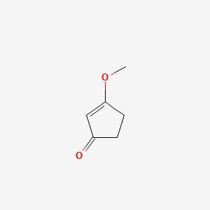 3-Methoxycyclopent-2-enone chemical structure (CAS 4683-50-5)