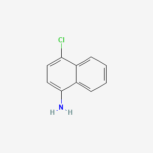 4-Chloronaphthalen-1-amine chemical structure (CAS 4684-12-2)