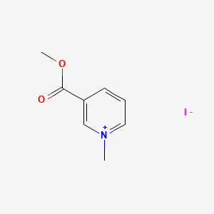 3-(Methoxycarbonyl)-1-methylpyridin-1-ium iodide chemical structure (CAS 4685-10-3)